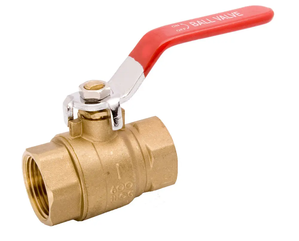 600WOG brass Forged Steel A105 Floating Ball Valve