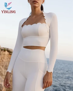 Fitness Sport Wear Yoga Active Wear Set for Women Custom Logo Nylon Spandex Quick Dry Gym Fitness Sets 2 Piece Sports Yoga Suit