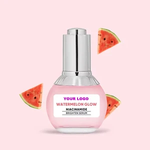 Plumping Night Face Serum Hyaluronic Acid Collagen & Watermelon Firming Face Treatment & Soothing for Glowing Skin