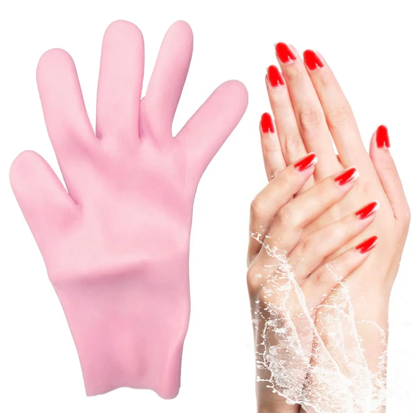 Moisturizing Silicone Gel Gloves For Dry Skin Repair Oem Available