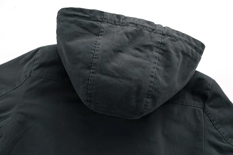 Men's Winter Parka Jacket Warm Thicken Casual Fur Windbreaker_voghion.com