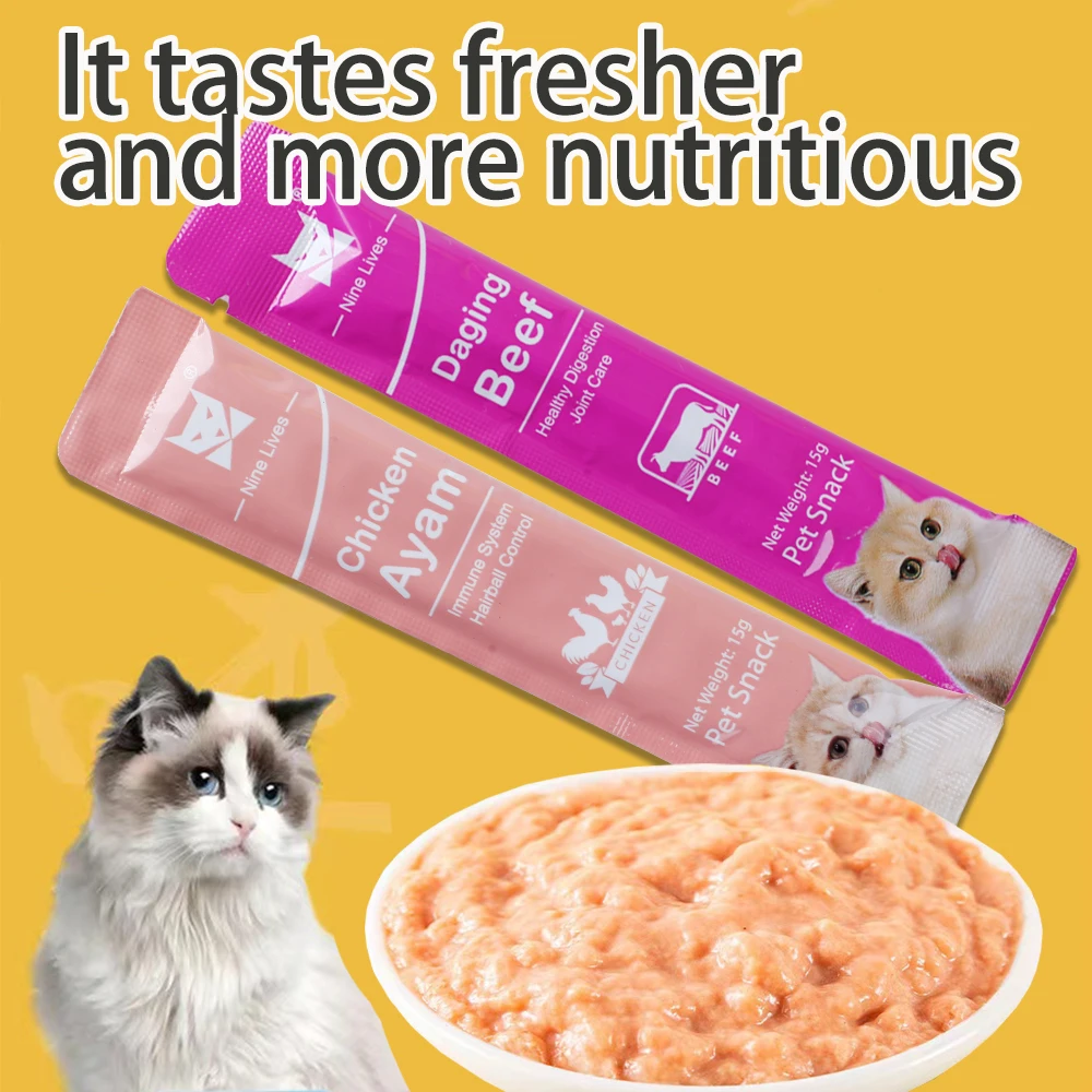 Wholesale Bulk Cat Wet Food Chicken Fish Beef Cat Treats Snacks Wet Food Buy Wet Cat Food