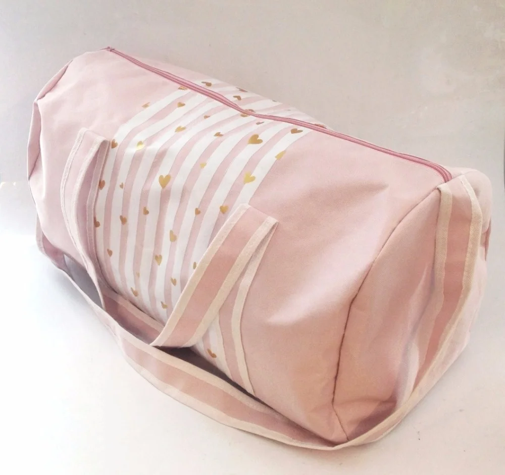 Fashion Girls Luggage Tote Pink Bag 