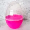 top transparent bottm rose red