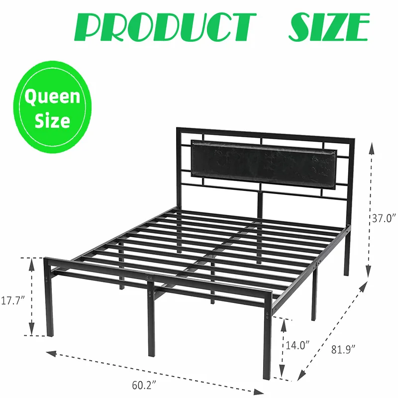 High Quality Hotel Use Simple Furniture Wrought Iron Platform Bed