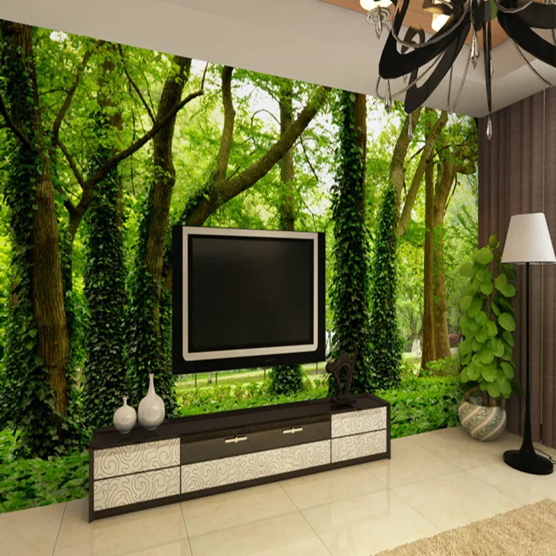 Bức tường ảnh tre rừng xanh tươi 3D tùy chỉnh của bạn sẽ đem lại cho bạn cảm giác như đang mắc kẹt trong một khu rừng xanh tuyệt đẹp. Với hình ảnh cây rợp bóng và khu rừng nhiệt đới sinh động, bức tường 3D sẽ mang đến cho bạn trải nghiệm sống động nhất.