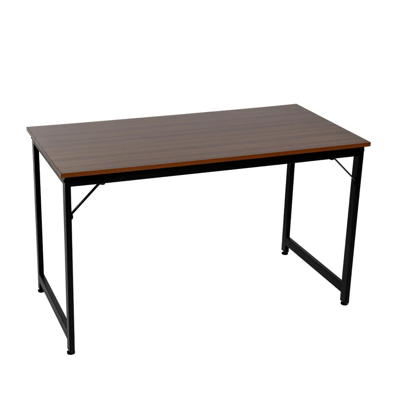 Modern simple design cheap study laptop PC desk Home Office Furniture Writing Table Computer Small Industrial   Wood Metal Frame