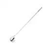 #Cuillère cylindrique argentée 04, 30 cm