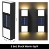 6 Led Black Warm-light