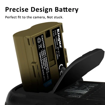 KingMa Rechargeable Li-ion Battery BP511 BP-511 for Canon BP-511A detail image