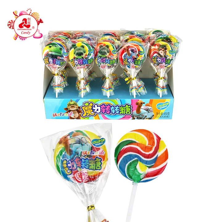 Rainbow lollipop