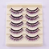 5 pairs eyelash Purple