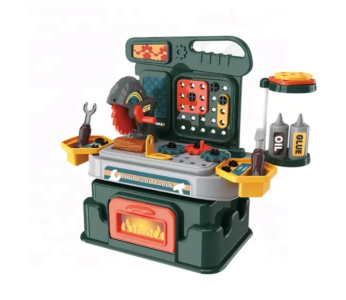 46 шт. diy стол интересные пластиковые детские игрушки инструменты для мальчиков