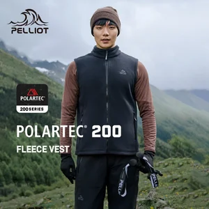 New Arrival Men's Reversible Polartec200 Fleece Vest Casual Outdoor Coat With Zipper Closure Breathable and Warm Skin-Friendly