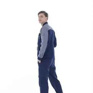 Logistics Unisex Durable Long Sleeve Anti-Static Breathable Water Resistant Flame-Retardant Auto Repair Mechanic Uniform