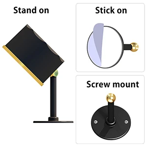 product wireless rechargeable battery picture painting art light stick on wall sconce rotate rgb colors changing reading light-45