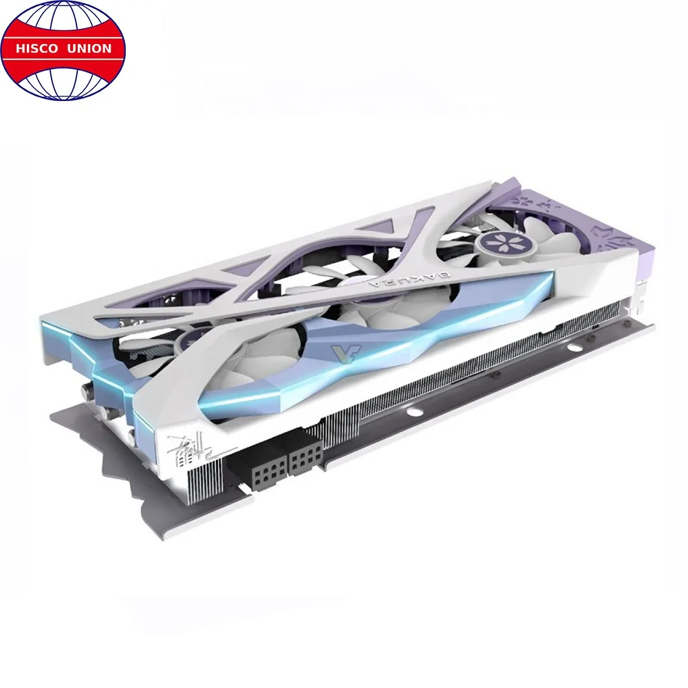 YESTON Radeon RX 6800 XT 16GB 사쿠라 HITOMI GDDR6 그래픽 카드 용