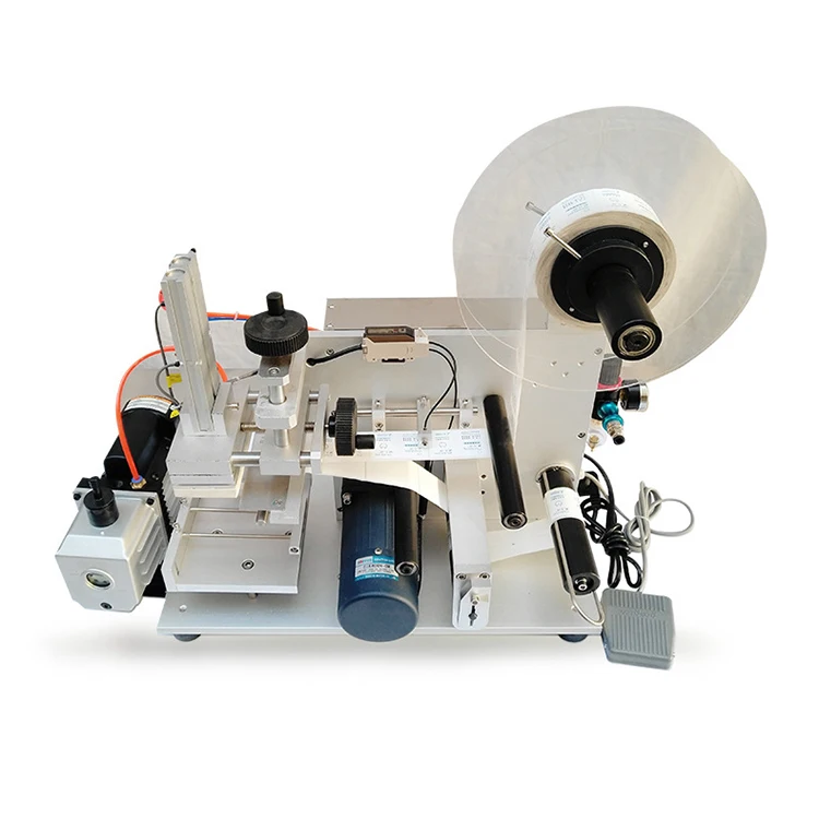 Хорошая цена, автоматическая самоклеящаяся машина для маркировки плоских квадратных бутылок