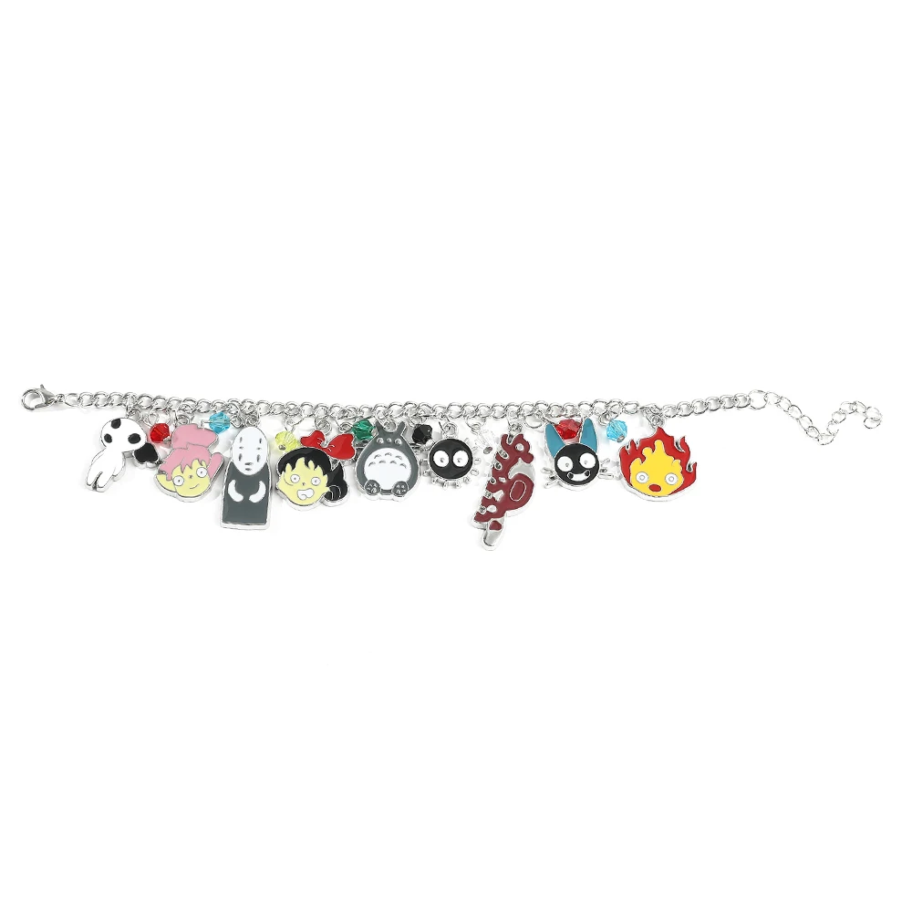 Totoro & No Face Spirited away bracelet charms S925 cheapest Sterling Silver