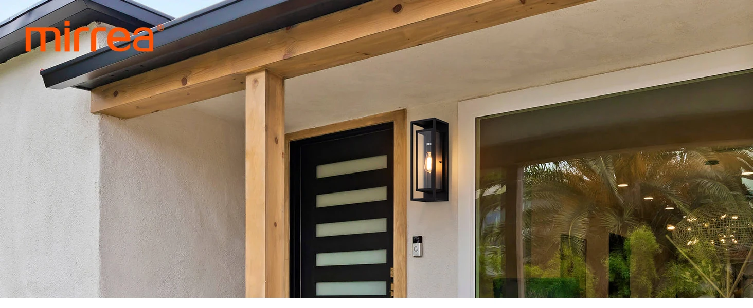 ETL Listed Modern IP65 Wall Mounted Porch Light Outdoor Waterproof
