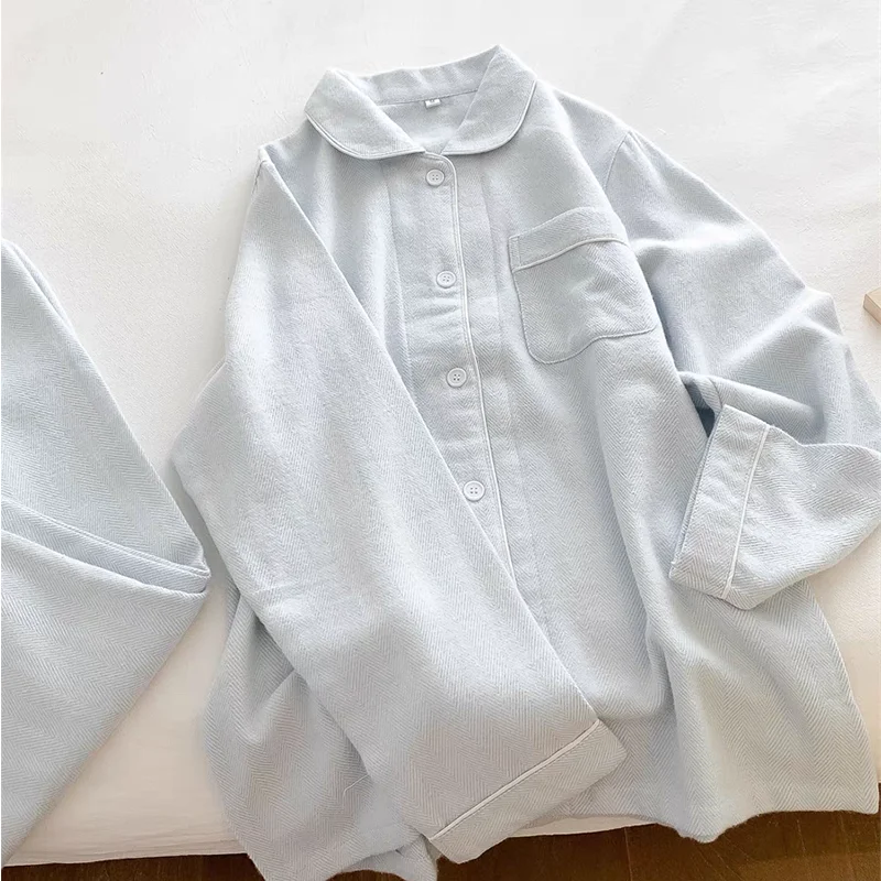 Luxury Unisex Pyjamas Men Women's Sleepwear Sets Korean Style Cotton Pajamas Women Lounge Wear Set Pajamas for Couples