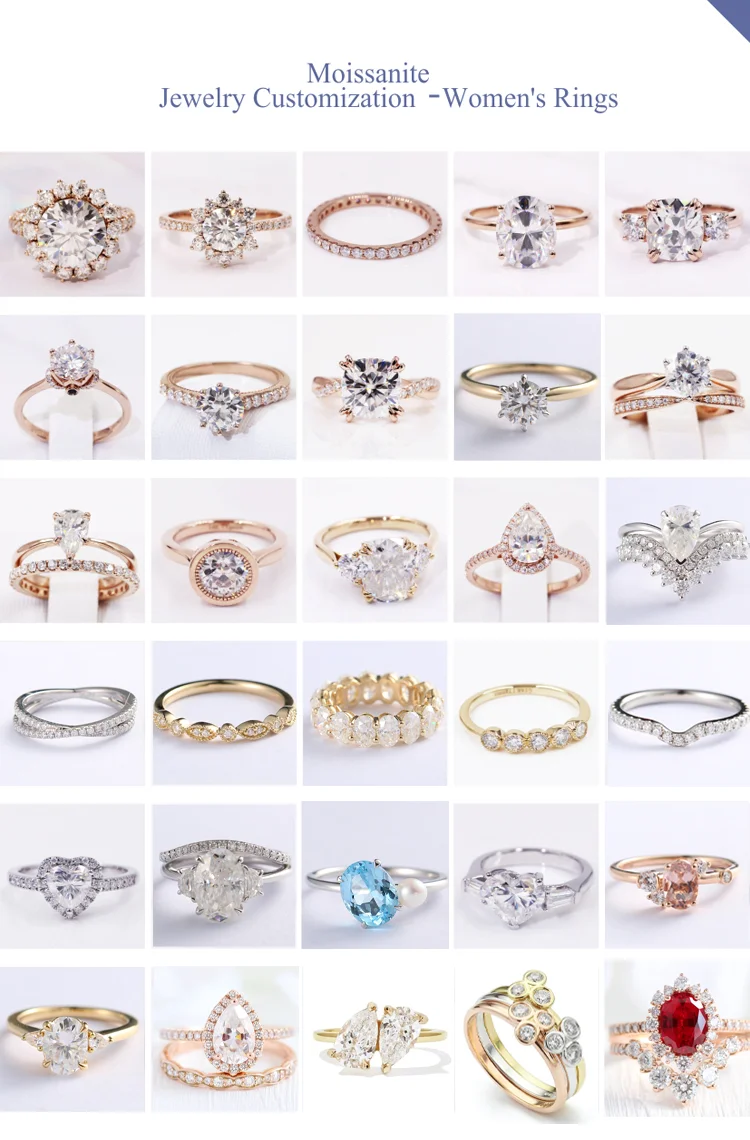 9k 10k 12k 14k 18k Gold Engagement Ring Mounting Setting Ring Setting