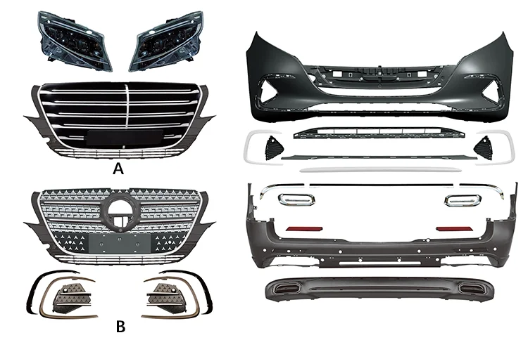 TDCMY Exterior Accessories a Type Grille for Mercedes Benz Vito 2016-2024 supplier