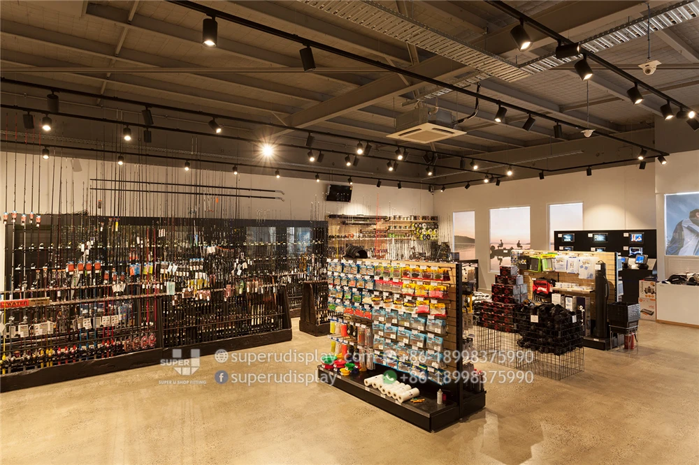 Modern Retail Fishing Shop Interior Latest Design Ideas Commercial Fishing  Store Creative Decoration - Main Image