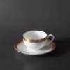 white Cup + plate