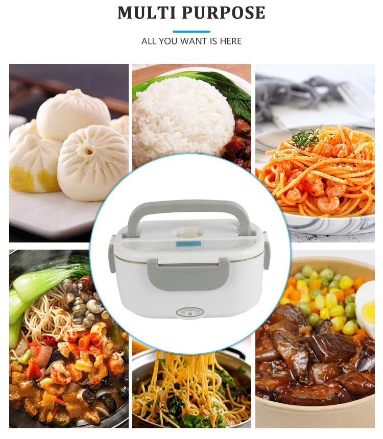Hotsale Food Warmer Electric Lunch Box Potluck Heater Bento Easy To