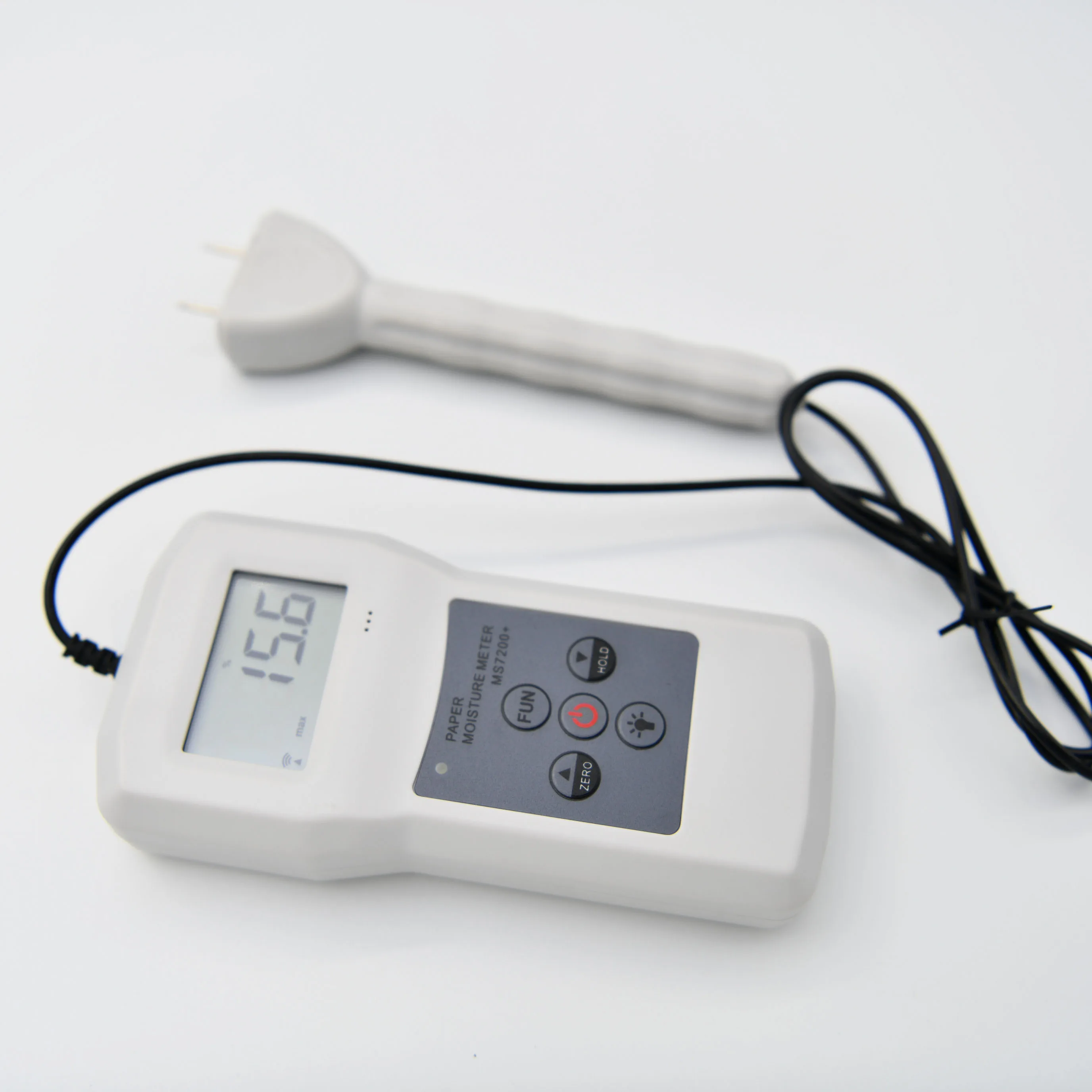 MS7200+ Portable Pin Type Paper Moisture Meter Industrial Carton Moisture Tester with 0%-84% Range