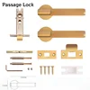 Matte Gold Passage Lock