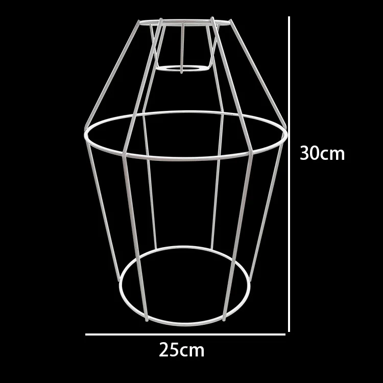 Custom Lamps Structures Lamp Shade Metal Wire Frame Iron Wholesale For