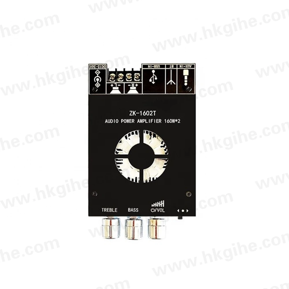 BOMリスト ZK-1602T TDA7498E Bluetooth 5.0 サブウーファー 2*160W