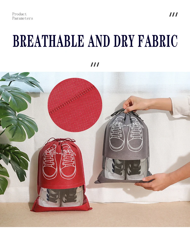 Xd01 Wholesale Waterproof Travel Drawstring Shoes Storage Dust