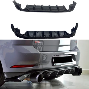 Wet Carbon Fiber Front Bumper Lip Side Skirt Rear Bumper Lip  for Golf MK7.5 GTI 2017-2019 TCR Style GTI Forge Carbon Fiber Lip