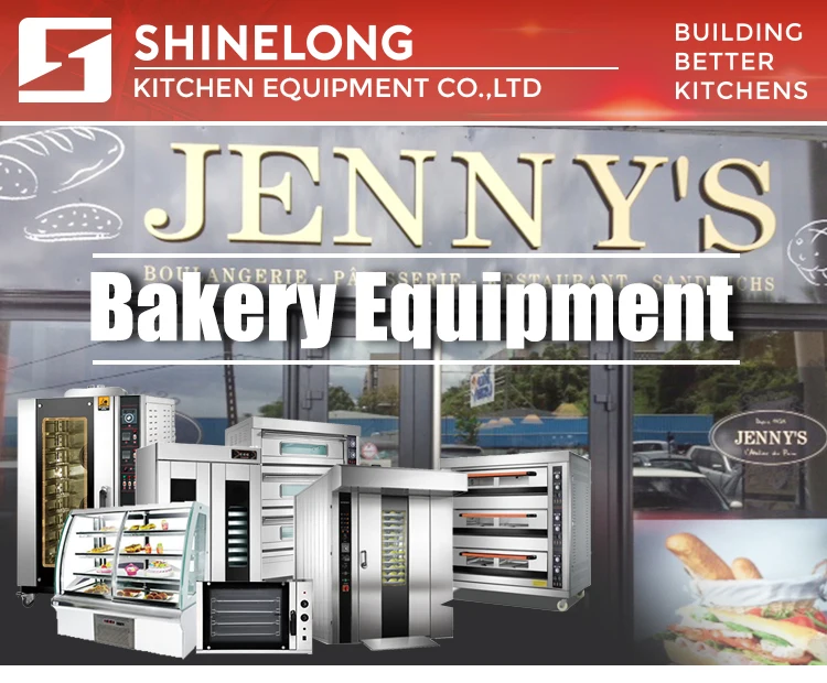Complete Commercial Bakery Equipment Set Bread Production Bakery