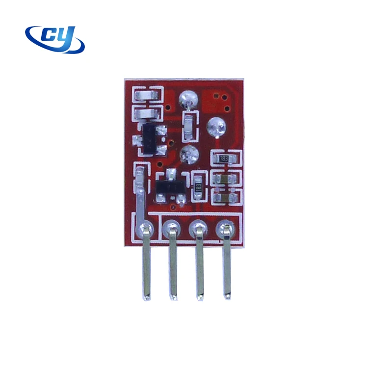 Red Color 434 MHz Wireless RF Module Wireless Transmitter and Receiver Module