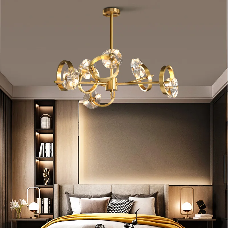 MEEROSEE Post-Modern Chandeliers & Pendant Lights Chandelier Crystal Lights Lighting Chandelier MD87130