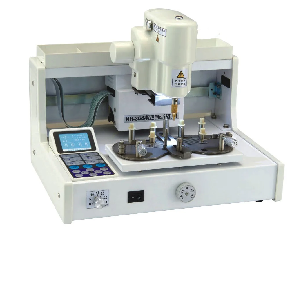 Rightway Brand China optics equipment digital automatical driller machine optical lens drilling NH-3GS