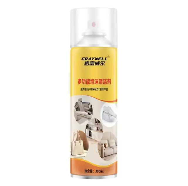 Fast And Effective Removes Stains Gently Cares Shoe Clothes Local Cleaning Spray Shoes Cleaner Foam