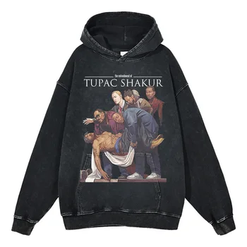 Winter 420g cotton basketball star print rapper dtg custom hoodies vintage style stone acid wash hoodie custom acid wash hoodie