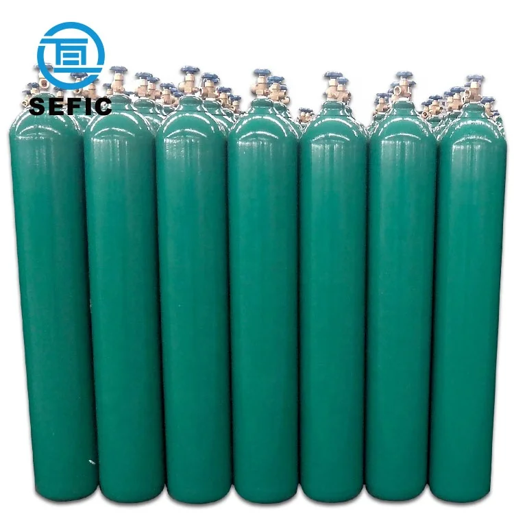 ISO9809-1 Standard TPED Certification G Size Argon Gas Cylinder 50L Argon Gas Bottle