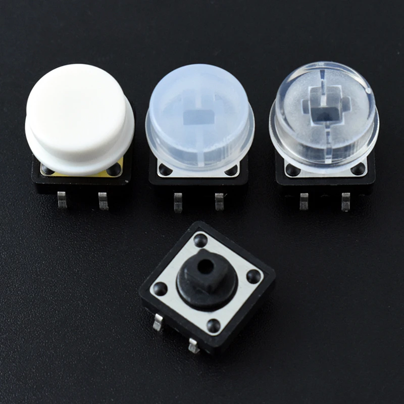 Alibaba.com: 12x12x7.3 mm customization tact switch cap PCB push button ...