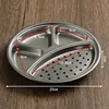 20cm round condiment dish with oil drainer (retro style)