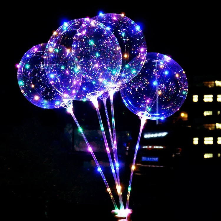 stå på række Banzai Hellere Source Transparent led balloon bobo balloons with led lights on  m.alibaba.com