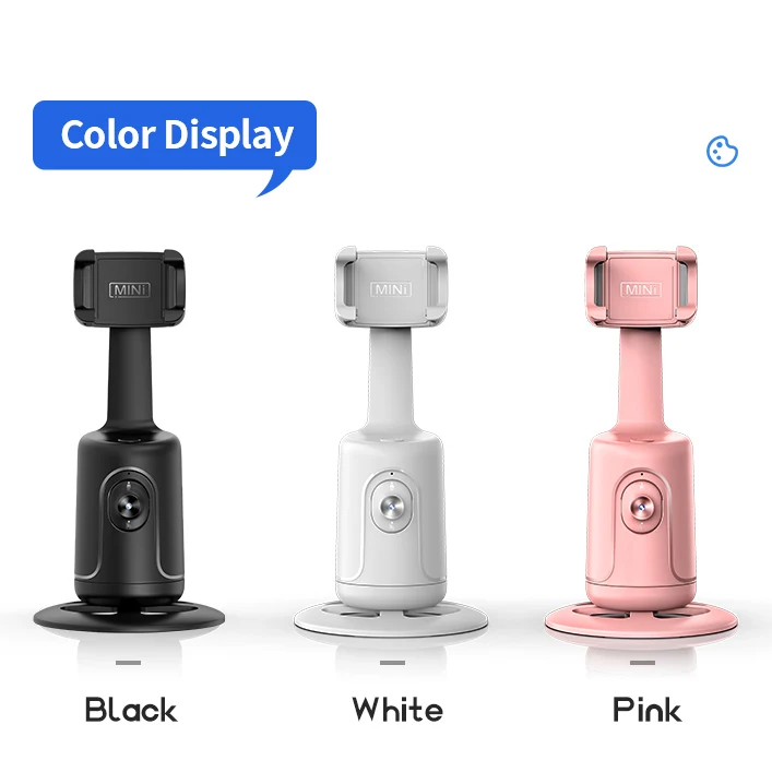 AI Intelligent Auto Face Tracking Tripod 360 Gimbal Stabilizer Phone Tripod Selfie Stick
