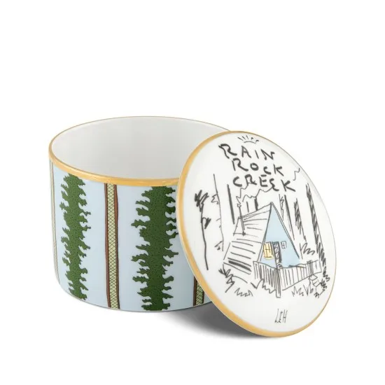 GINORI 1735 フタ付きボックス　PROFUMI LUCHINO Profumi Luchino: The New Ginori 1735 Home Fragrance