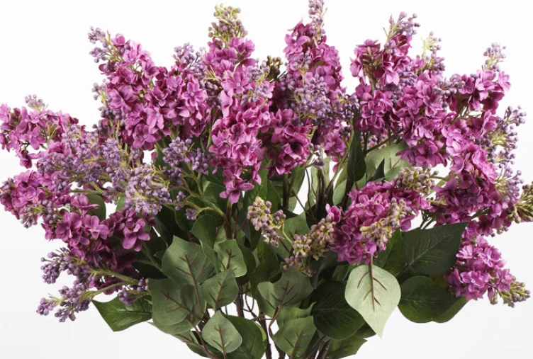 Wholesale Artificial Lilac Clove Flower Plant Home Wedding Decoration White Yellow Blue Buy