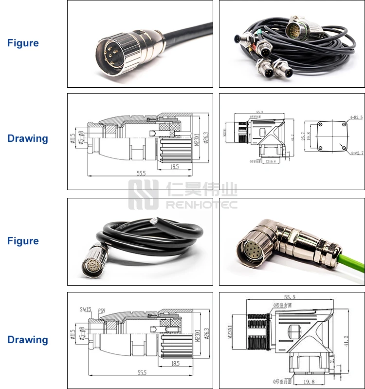 8 Pin Plug Connector Buy CNLINKO M16 4 Pin Male Female Plug Socket Industrial IP67 Waterproof Power Panel Mount Ethernet Conn Wire Connectors Push-in - Foto 10